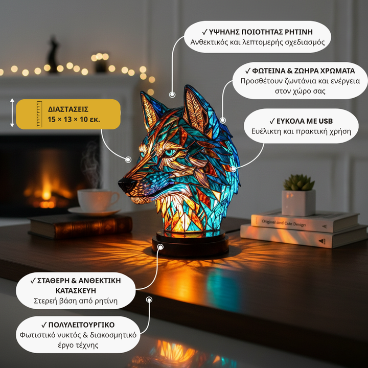 Ο Μπο, σε σχήμα μαγεμένου λύκου