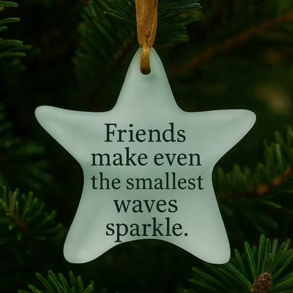 Ημερολόγιο φιλίας από γυαλί θάλασσας 2025