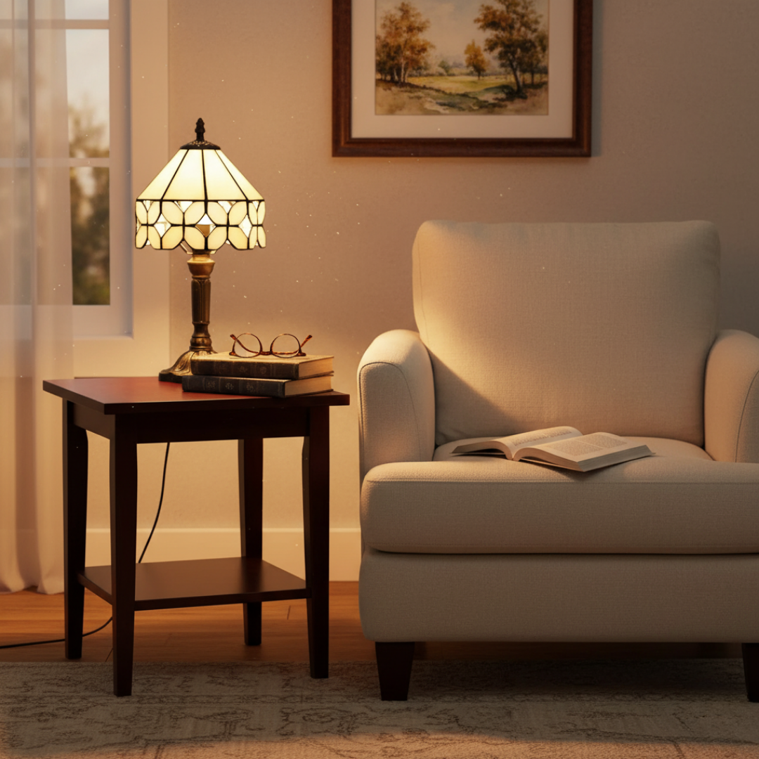 Παραδοσιακή μπαρόκ επιτραπέζια λάμπα LED