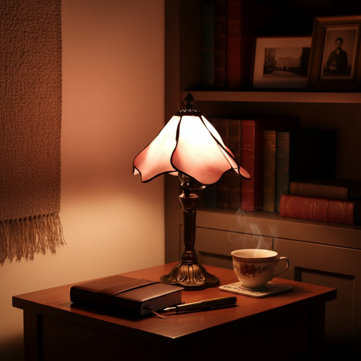 Καλλιτεχνική μπαρόκ επιτραπέζια λάμπα LED