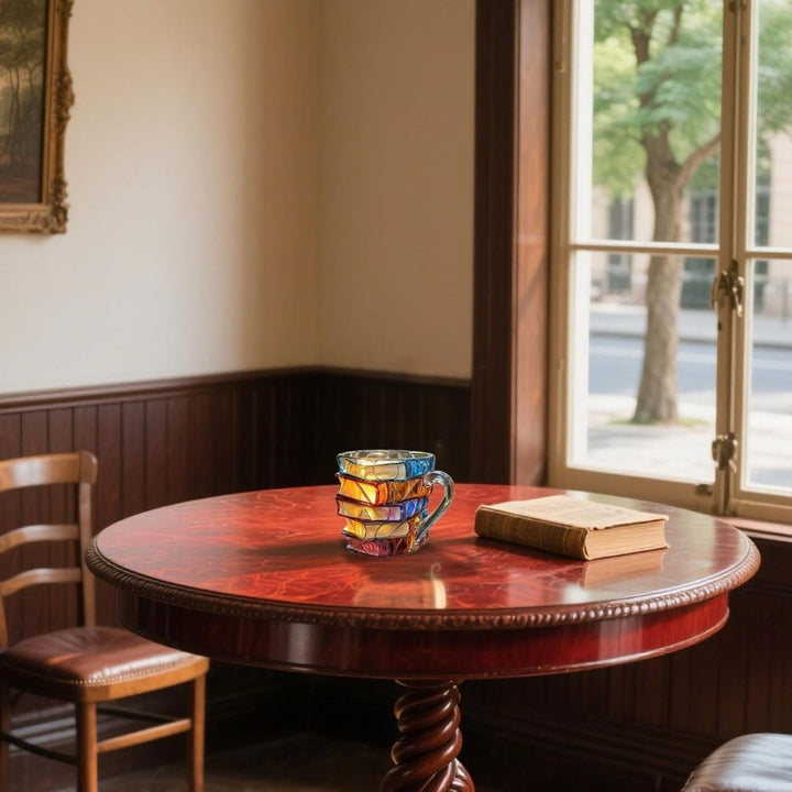 Μοναδική χειροποίητη κούπα ευτυχίας 3D για λάτρεις της ανάγνωσης