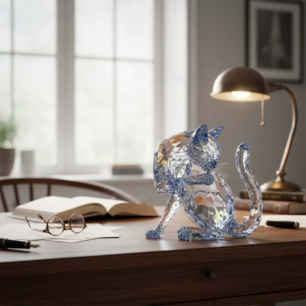 Χριστουγεννιάτικο δώρο – ημερολόγιο χριστουγεννιάτικων γατών από κρύσταλλο 2025