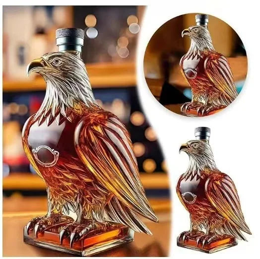 Μπουκάλι ουίσκι σε σχήμα αετού από βοριοπυριτικό γυαλί