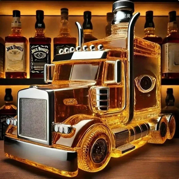Μοναδικό μπουκάλι ουίσκι σε σχήμα φορτηγού (νταλίκα)