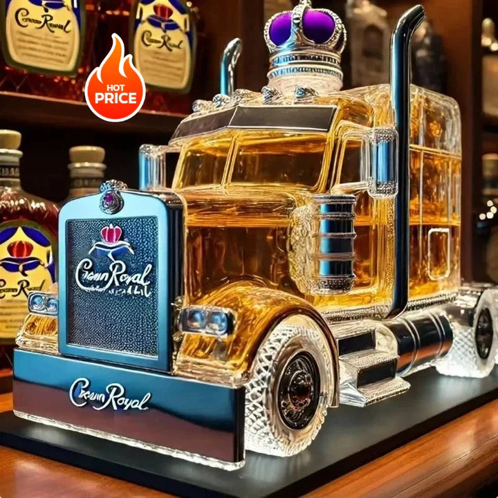 Μοναδικό μπουκάλι ουίσκι σε σχήμα φορτηγού (νταλίκα)