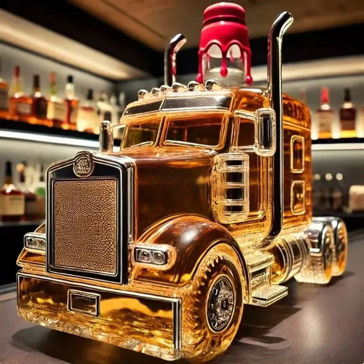 Μοναδικό μπουκάλι ουίσκι σε σχήμα φορτηγού (νταλίκα)