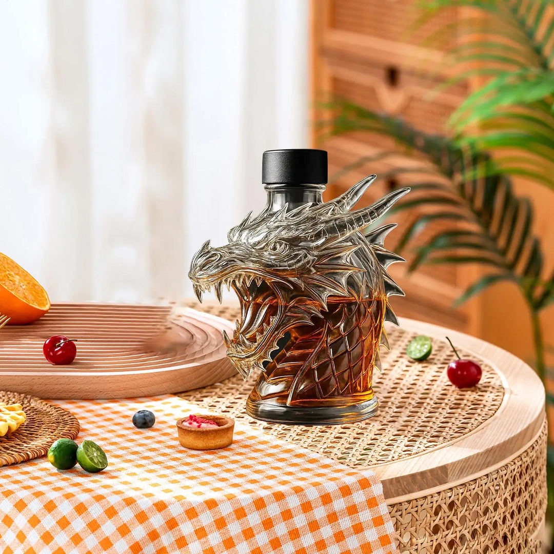 Γυάλινη καράφα ουίσκι σε σχήμα δράκου – Δώρο για λάτρεις του ουίσκι